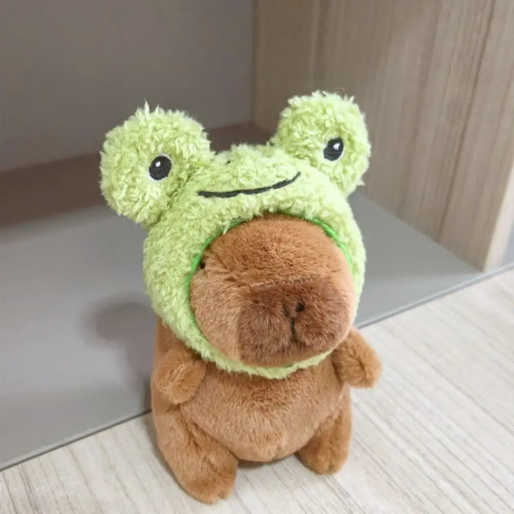 Premium Cute Capybara Plush Toy with Hoodie & Wings - Soft Stuffed Animal Gift