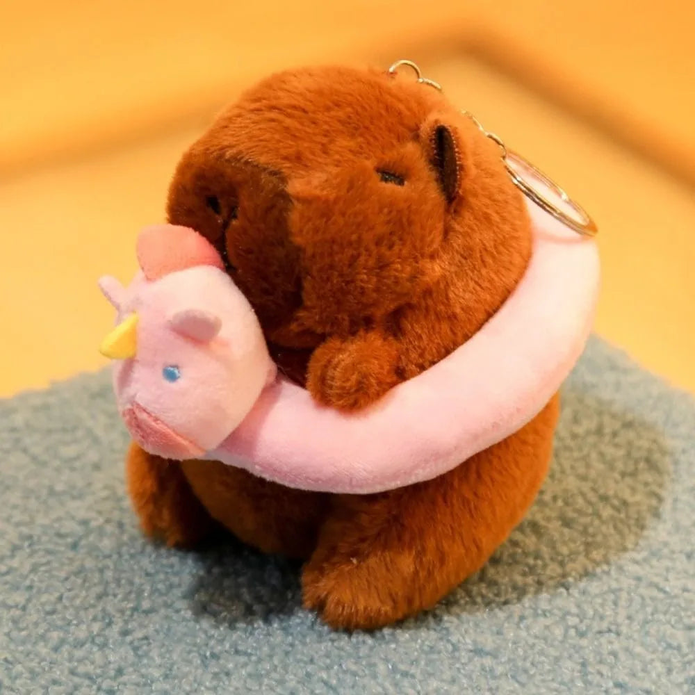 Cute Capybara Plush Toy with Wings & Hoodie – Soft Stuffed Animal Gift