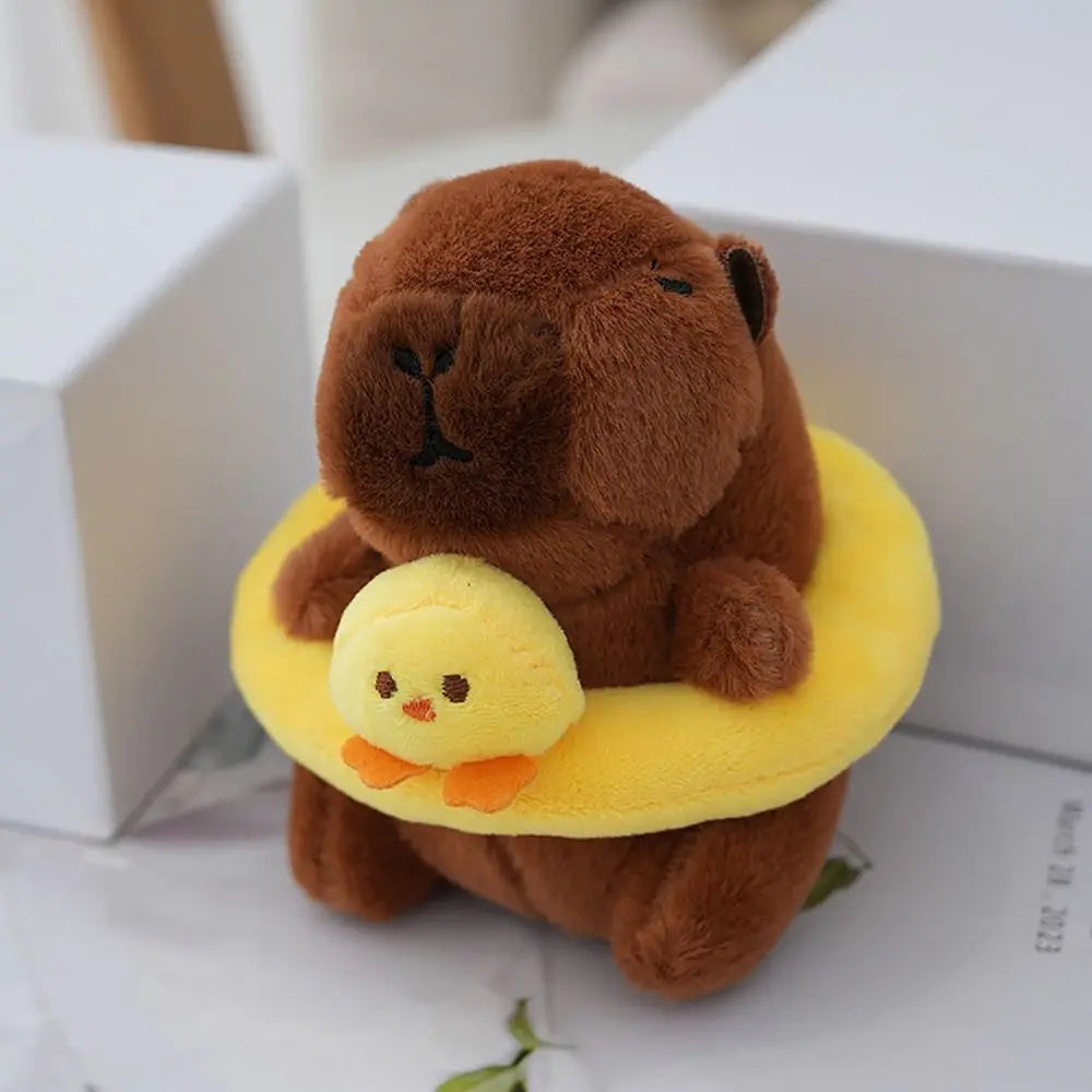 Pink Bear Hat Capybara
