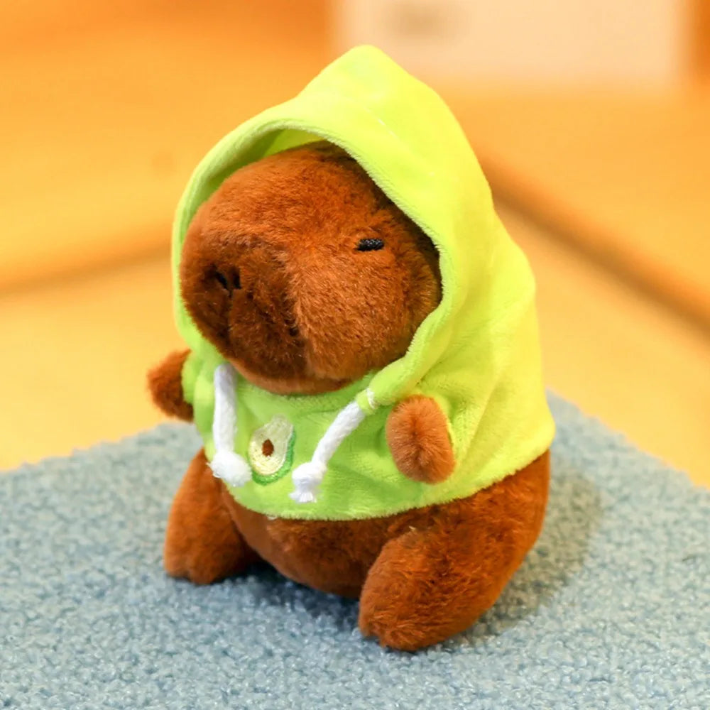 Premium Cute Capybara Plush Toy with Hoodie & Wings - Soft Stuffed Animal Gift