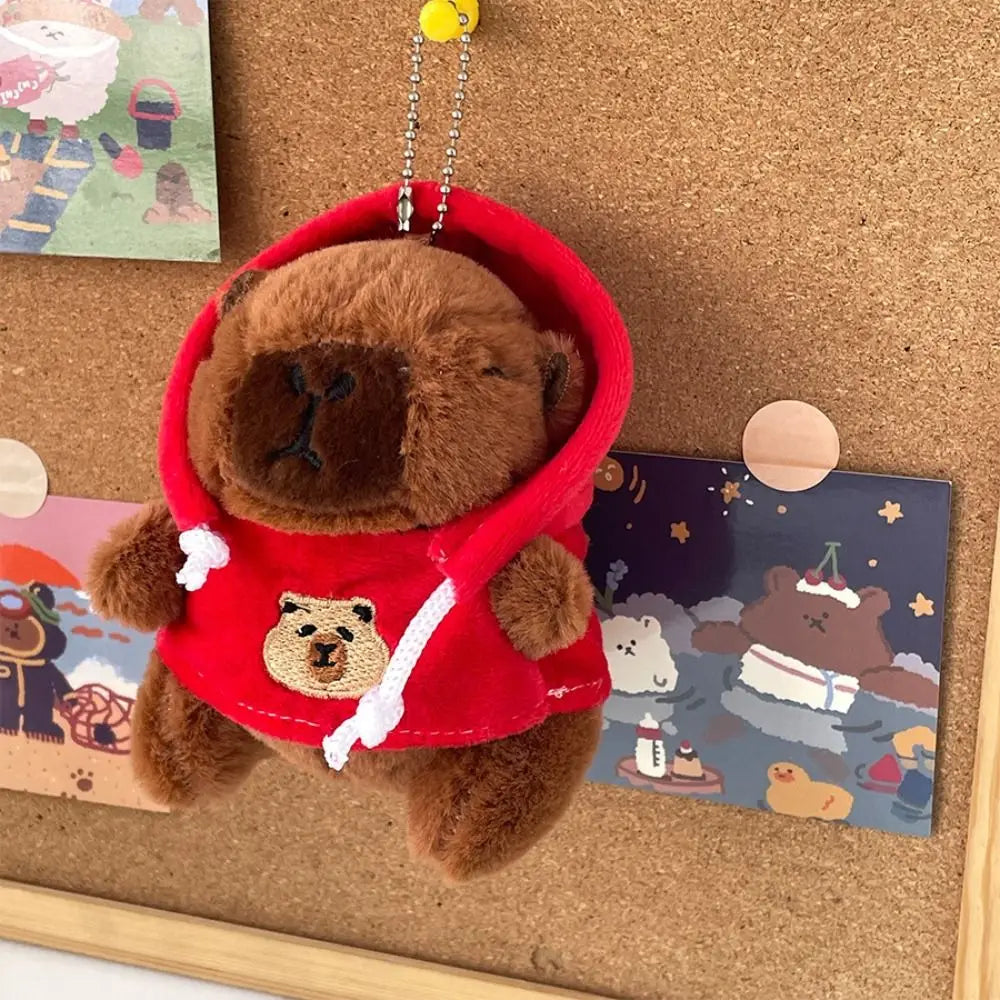Premium Cute Capybara Plush Toy with Hoodie & Wings - Soft Stuffed Animal Gift