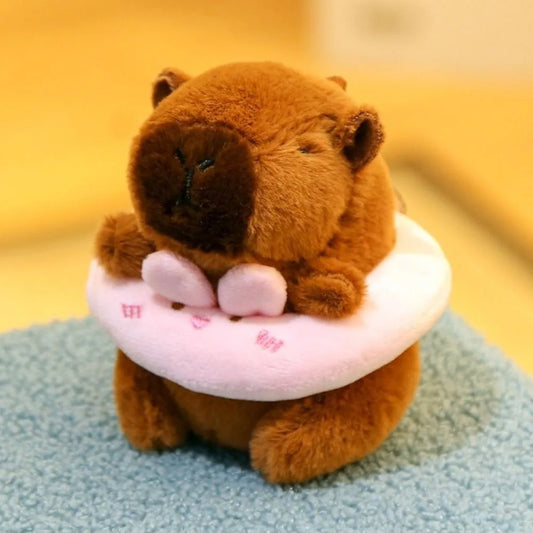Capybara Plush Pink Ring Float Edition