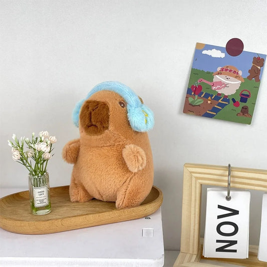 Cute Capybara Plush Toy with Wings & Hoodie – Soft Stuffed Animal Gift